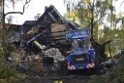 Grossfeuer Einfamilienhaus Siegburg Muehlengrabenstr P1053